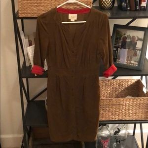 Anthropologie midi dress